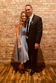 It's extremely flowy! You literally spin and the dress spins beautifully! It's very pretty, and extremely comfortable. - Elizabeth W.