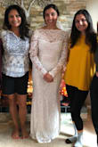 I was skeptical before buying this dress because I'd never purchased anything from Lulus, and I didn't know if I'd regret buying my wedding dress online, but after spending about 3 hours staring at it and reading through all the reviews/looking through the photos in the reviews, I decided to try it. This dress is EVERYTHING!

First of all, if you have an hourglass shape, this dress is so flattering. It hugs your curves in all the right places. Not to mention, it's STRETCHY! Like the wedding dress version of yoga pants! It's definitely white white (not ivory or off white), so if that's not your style, beware. But basically I'd recommend this dress in a heartbeat. It's really beautiful in real life and oh so comfy! Perfect for my casual-ish wedding next fall. - Sonia P.