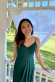 Wore this dress for a wedding and it was perfect! Even though I'm short, it still fit well since the straps are adjustable. Definitely worth buying! - Malana C.