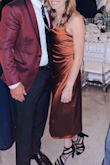 The color of this dress is gorgeous and it fit so perfectly! I got a lot of compliments and everyone wanted to know where I got it! The only reason it didn't get 5 stars is after one wear one of the seams in the back came apart. However, Lulus has amazing customer service and quickly sent me a replacement! Better yet, I didn't have to go through the hassle of sending the original one back! - Tara R.