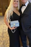 This is THE dress ladies. I bought this for a black tie event and it was absolutely stunning, I received so many compliments on it. The material is thick and overall very well made. I M 5'3 so the dress was long on me with a short heel so if you are on the shorter side I suggest having this hemmed. DO NOT SLEEP ON THIS ONE, BUY IT NOW. - Courtney P.
