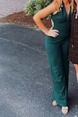 Wore this to a wedding and absolutely loved it! I ordered a small which was nerve-racking as I would think I'd usually be a medium. The material is stretchy and fits in all the right places. - Morgan F.