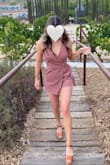 I love this romper so much! It's the perfect length (not too short), structured, and so flattering. The only complaint I have is that the front gaped open when I sat down, so I had to keep constantly adjusting it to make sure my bra wasn't showing while sitting. Other than that, it's amazing! - Samantha E.
