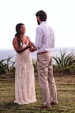 I wore this for my wedding in Maui and it totally fit the outdoors beachy vibe. It's stretchy material so it fits like a glove but if you need room you have it. I'm pretty short so it did go pat my feet but it's very easy to love in. I climbed rocks and got beautiful beach photos in it as well, it totally held up! - Priya C.