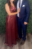 Absolutely loved this dress. Was given so many compliments. The only thing I didn't like was how the top would fall & show more cleavage, but I just safety pinned it with no problem. Would recommend to all! - Liz C.