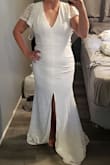 I bought 2 dresses to try on and decided which one I loved more. This one was not it for me. The sizing was perfect, the quality was perfect, but I found the underlining bunched up even while just standing in place, and I felt on the day of dancing and photos I wouldn't enjoy fixing it every 5 seconds. - Jordan G.