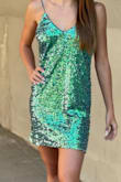 Loved the dress! It kinda gaped open in the back. I have VERY broad shoulders and the straps kept falling off of me so I would be careful of that! - Rylie W.