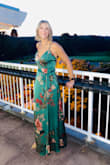 This dress was absolutely stunning!  The quality and material is gorgeous. The only thing is I ordered the wrong size (L) was way to big.  Had to pay take it in in since it was out of stock. The length was perfect.  If your shorter it will be to long but for all my tall girls the dress is perfect.  Will be buying all my dress from Lulus for sure. - Christine L.