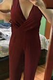 Love everything about this!! Ordered size 12, as suggested by the sizing chart. Couldn't zip beyond the bra line. Leg and waist fit beautifully. And I so badly wanted this to work. Return only because a 14 wasn't available. - Dana M.