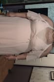 I loved this dress, the fabric of very good quality, the color the same as the photo and the very fine texture I loved, I just added a tube top because it was very low cut for my taste. - Ana M.