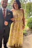Wore this to a wedding and it was perfect. Received lots of compliments. Low back is very flattering. Ran slightly large but in a good way. I'm between L and XL in lulus and a L fit me well - Adella F.
