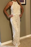 Ordered this to wear for my informal wedding expecting it wouldn't fit the way I wanted, but it fits absolutely perfect!!! It's about 2" too long but is exactly what I wanted so I could wear with heels! The length is PERFECT! Can't say enough about how much I love this! - Tricia C.