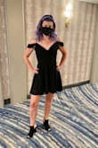 I probably could have sized down just and would have loved it just a little bit more if it was more fitted to me on top but it was super fun and cute! I got lots of compliments! - Alyssa M.