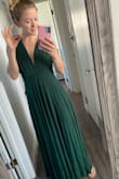 Got this for a wedding coming in December and it is thick, double layers and super soft/comfy. The straps are awesome and looking forward to having multiple ways to wear it so that I can have it for more weddings down the road. Also not too long which I'm is usually a problem with these online purchases. - Molly S.
