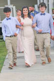 I wore this for my daughters wedding and got so many compliments! The fit was perfect. It was a little long even with heels as the material is quite heavy so it was weighing it down but no complaints at all! - Monica L.