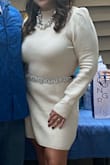 Love!! The sweater dress was true to size! I wore it to my engagement party and got so many compliments! - Jessica D.