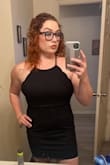 Super comfortable, thick, stretchy, body hugging, in the right way, was perfect for a fall wedding. The adjustable straps help make it really easy to get the fit just right. - Haley D.