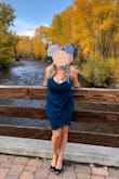 Wore this dress to a formal wedding. It was great for dancing, super comfortable, no issues. Straps are not adjustable, but were the perfect length as-is. - Jocelyn C.