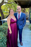 So beautiful and flattering. I'm short and a little chubs, but this dress was gorgeous and made me feel special! It's very long and wish I had it hemmed, but I still wore it because I was in love. It's a deepish cut, but adjust the straps to fit the ladies and you're golden. - Valerie O.