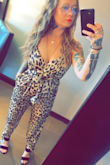 I normally wear a medium but after reading the comments ordered a small. It fits perfect with the straps at their smallest. I wore it out in Vegas and got tons of compliments! 
Super comfortable even on a hot day! - Kenzie G.