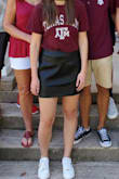 Loved this skirt! Dressed it down for game day with white sneakers & a college tee. I'm tall so it is sometimes tough to find a skirt that is a good length, but this one was perfect - Brooke T.
