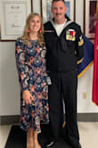 I ordered this dress to wear to a Navy ship christening ceremony. The dress was super comfortable and the zipper back made it easy to get on and off. I received lots of compliments throughout the day. Went with neutral shoes and tassel earrings to dress it up a little. Would be great for a wedding as well! - Kali A.