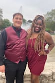 Loved this dress! It was so comfortble and pretty! I got so many compliments! I also love the design in the front - Kenia W.