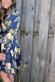 I wore this dress to a dress rehearsal dinner in October and I got so many compliments on it! It is light weight and long sleeve so it was the perfect fall dress! My only complaint is that it is a true wrap dress so there is no lining on the inside. I have a small bust so I had to pin the top for when I sat down. Other than that I loved it and would definitely wear it to another event! - Maria H.