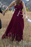 I'm usually S/M, on the smaller side for flowy dresses, and could have sized down to XS. Still wore the small and loved it. Extra-long length too! - Alisa R.