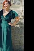 I tried on multiple dresses for a wedding I had to go to and couldn't find anything I feel comfortable in. I am in the process of loosing weight and this dress was so beautiful! It fit in all the best ways and made me feel so confident. Material is gorgeous and flowed just the way I wanted. Okay 10/10 recommend for any of your fall formal events! - Kelsey M.