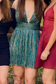 I LOVED this dress for my school dance and got so many compliments on it! It was so pretty in the sunlight and if you are thinking about buying it, do it! Was a little big on the shoulders, but nothing that dress tape can't fix. :) - Ali J.