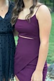 This dress was perfect for homecoming. The cutout was open just enough not to be too revealing but enough to add a little something extra to the dress. The material has a bit of stretch to it to make it comfortable and workable size-wise. Great experience with Lulu's for my girls hoco! - Lisa B.