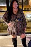 Super cute, super flattering dress. Hits all the right curves. Paired it with a belt and some above the knee boots = perfect outfit to paint the town red! - Pornvilai K.
