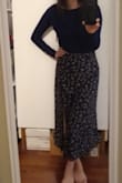 Beautiful dress with side slit. Warning: Dress runs small. I purchased in XS and had to exchange for a S. I usually run between these two sizes. The dress has no give per previous reviews, as the waist is not an elastic band. The dress is much heavier and secure than I thought. When they said it was lined, I was thinking oh, ok. It is legit lined, so the quality is definitely there. Watch out for the length. It went 1-2in above my ankles. I wouldn't call this a midi skirt for the petite crowd. Lulu's skirts tend to be made for ppl at least 3in taller than my 5'2". Overall satisfied though. Hard to find clothing that feels and looks quality nowadays, and Lulus still does it. - Lily Z.