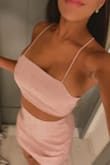 Bought as the set. If you have my cup size, I'd size up from the size I got. I didn't have time to return it but still super cute! - Elizabeth V.