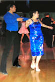 I ordered in blue for our 45th-anniversary theme which is sapphire! Got a lot of compliments. My normal size is S. The bust fits me only need to make the hips tighten a few inches and shorten the hemline since I am not tall. My dressmaker used the fabric for the shoulder straps so I am more comfortable and safe to dance. - Khue N.