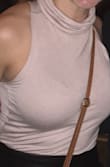 Loved how this looked after many months of hard work in the gym and on the yoga mat. Super soft, comfy material. Could easily be dressed up or down. - Allie L.