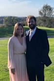 This dress worked really nicely for a fall wedding I went to! Even though I am usually a medium (or large) in some dresses, the small fit perfect for someone with my measurements and a M would have definitely been too big. The top was definitely loose like others suggested and the dress was ultimately too long for me, but I fixed that easily by hemming it (the material is really nice, and if you hand sew it can definitely be hemmed in time for your event!!). Overall loved this dress and got a ton of compliments! - Bailey W.