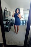 I love this dress so much, I have it in three different colors, navy blue, coral and burgundy. I'm o the waiting list for the black one. I don't wear dresses often. This dress compliments my body so well. The quality is exceptional and. I receive compliments on how pretty they are. I can't wait to finally purchase the black one. - Marcy P.