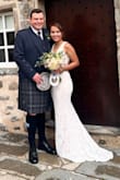 It was so beautiful, perfect dress for my wedding.. Can't wait to wear it and see the reaction of my husband to be... he's gonna love it as I love it so much already..it fits perfectly, thank u so much xxx - Kristine J.