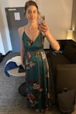 Ordered this dress for a black tie wedding.  Had to adjust the straps up quite a bit to get the fit right and the hem off the floor.  It was still a little long, but workable. Fabric is good quality and I look forward to having another special occasion to wear this dress to. - Anna K.