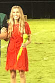 Ordered this dress for homecoming court for my daughter. It fit her perfectly and was so classy on her. Ordered an XS and it fit true to size. - Hope C.