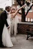 Wore this dress for my small church wedding with our parents. It was perfect! - Jane T.