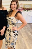 I love love love this dress!! Wore to a wedding!! It's so beautiful and flattering on! I got so many compliments on how detailed and beautiful my dress was! - Tracie B.