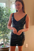 My daughter has long legs - this dress fit beautifully without being to short. We did order a medium and sent back. We reordered a small. I should have used the Lulus size tool as it was spot on. - Joy H.