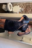 I felt like a super model in this dress with a pair of metallic heels! The best part too, it wasn't itchy! Very comfortable and flattering. - Alexa H.