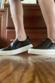 This shoe has a great profile and is very comfortable in the footbed and around the ankle. It is lighter in weight than I thought (bonus) and does not have a noisy 'clunk' with each step - nice for the work-from-home husband in the basement who hears all the walking upstairs. I am usually a 10.5 - 11 and ordered the 11 and am definitely have some toe bumping at the top. I don't know that I've ever had an 11 shoe not fit until now. I am hoping the material will relax, because otherwise a perfect shoe! - Jennifer W.