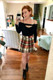 Really well made. Was looking for the perfect fall skirt and this is it. Goes perfectly with the black twist front bodysuit. 10/10 would recommend! - Haley S.
