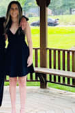 My daughter absolutely loved this dress! She bought an XS and it fit perfectly! The quality of the dress was really good! It even has a tight slip stitched into the dress! This was our first time purchasing from Lulus and I will tell you we definitely will again! There was an issue with shipping (not on their part but UPS) I called customer service and had the BEST lady ever who overnighted another dress and we received it the very next day! Just amazing all around! Thank you for making my daughters homecoming! - Bella B.