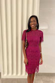 As soon as I saw this on the site, I KNEW I had to grab it for the wedding I was attending. This dress is beautiful and fits like a glove. Fits 100% true to size & this color is amazing for fall/winter weddings. I received so many compliments on this dress, and both the quality and price are unbeatable. I'm so sad to hang this one up after the wedding I attended, but will 100% be grabbing this in more colors and already am looking forward to my next event where I can wear this style of dress again! - Camille J.